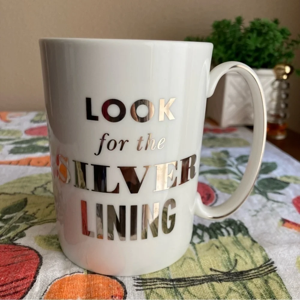 Kate Spade x Lenox Look for the Silver Lining mug
